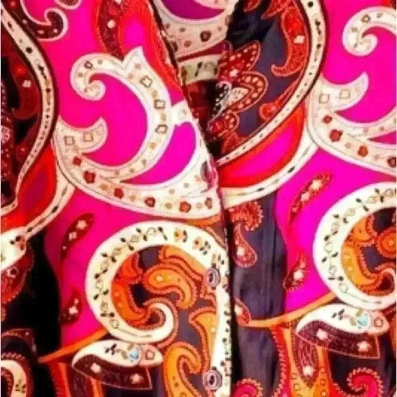 COPY - TAILOR B. MOSS SILKY PINK MAUVE BLOUSE SIZE LARGE - Picture 1 of 12